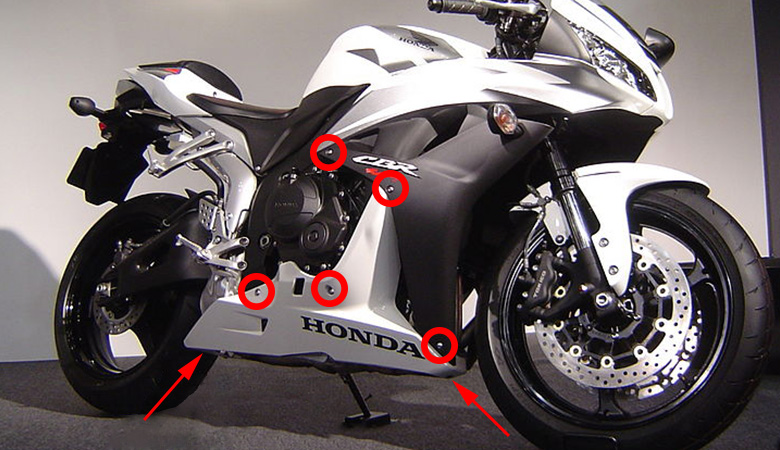 Honda CBR 600 RR PC40 2007-2012 Verkleidung