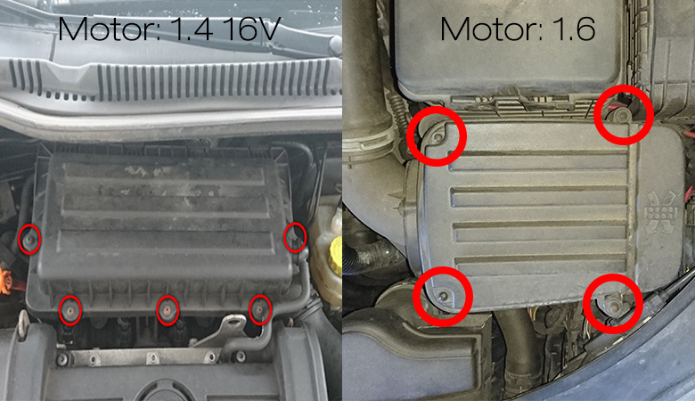 Luftfilter wechseln – VW Golf 5