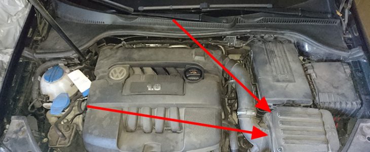 Luftfilter wechseln – VW Golf 5