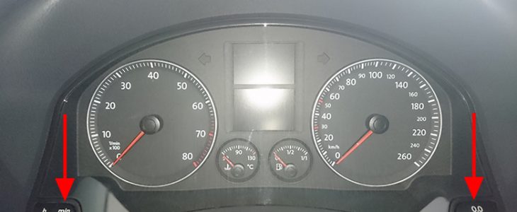 Service Anzeige Inspektion zurücksetzen – VW Golf 5