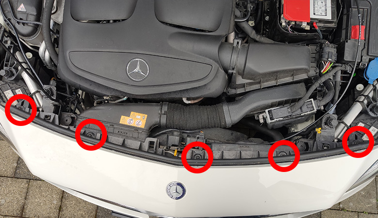 Stossstange Stossfanger Vorne Demontieren Mercedes A Klasse W176 Wartungsanleitung Online